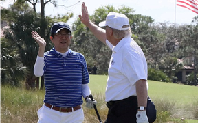 Ông Trump sẽ mở màn chuyến thăm châu Á bằng cuộc chơi golf ở Nhật