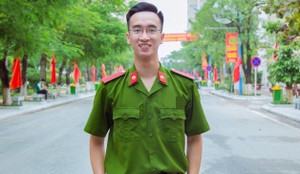 Điều ít biết về chàng thủ khoa điển trai của Học viện Cảnh sát nhân dân
