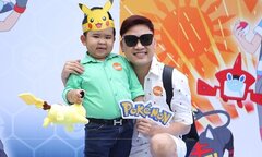 Don Nguyễn diện trang phục năng động đầy trẻ trung hội ngộ sao nhí Ku Tin