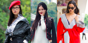 Diện đồ với phụ kiện 'độc', Hương Ly lấn át Hoàng Thuỳ, Mâu Thuỷ