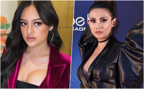 Võ Hoàng Yến quyền lực với đầm đen, Thuỳ Anh nóng bỏng với set đồ nhung đỏ