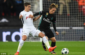Trực tiếp Tottenham vs Real Madrid, Link xem cup C1 Châu Âu 2017 hôm nay
