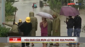 Mưa lớn, 5 người chết và mất tích tại miền Trung