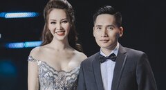 BTV Quốc Khánh quyết không đi giày độn khi đứng cạnh Á hậu Thụy Vân