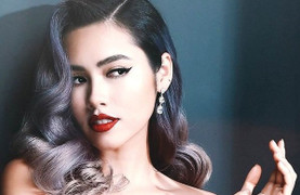 Á hậu Hoàng My: 'Bão số 12 không nhằm gì so với thiệt hại của những cơn bão cho Hoa hậu'