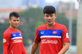 Buổi tập đầu tiên của 'tài tử Hàn Quốc' nhà bầu Đức ở tuyển Việt Nam