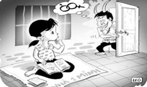 Bé gái kể chuyện bị cha dượng dâm ô trong giờ học giới tính