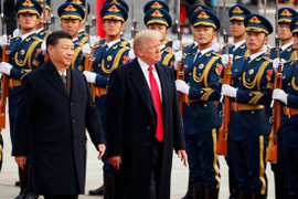 Tổng thống Donald Trump và Chủ tịch Tập Cận Bình bắt đầu hội đàm