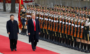 Video: Trung Quốc trải thảm đỏ đón Trump bằng nghi lễ trang trọng nhất