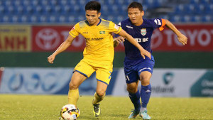 Thắng B.Bình Dương 2-1 ở lượt đi, SLNA chạm 1 tay vào Cup vô địch Cup Quốc gia 2017