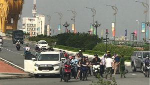 Tai nạn trên Cầu Rồng trước giờ đoàn xe Tổng thống Nga Putin đi qua