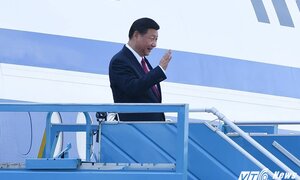 Video trực tiếp: Lễ đón Chủ tịch Trung Quốc Tập Cận Bình tại sân bay Nội Bài