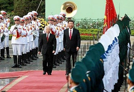 Lễ đón Tổng Bí thư, Chủ tịch Trung Quốc Tập Cận Bình thăm chính thức Việt Nam