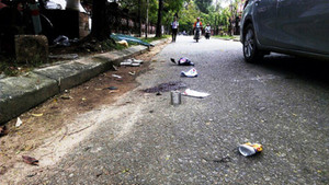 Cán phải lon bò húc trên đường, hai phụ nữ thương vong