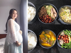 Bà bầu 19 tuổi dậy từ 6 rưỡi sáng nấu cơm cho chồng mang đi làm gây sốt mạng xã hội