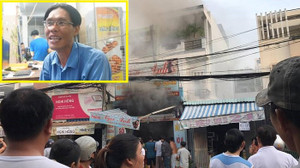 Tài xế kể phút lái xe tải tông sập cửa nhà đang cháy cứu người ở Sài Gòn