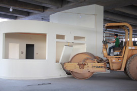 Tận thấy nhà hàng xây dựng trái phép dưới gầm cầu cao tốc Hà Nội – Hải Phòng bị phá dỡ