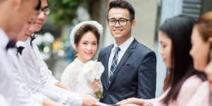 MC 'Chúng tôi là chiến sĩ' làm đám hỏi với biên tập viên thời sự