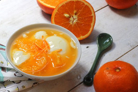 Hướng dẫn làm món chè cam tào phớ khiến bé thích mê