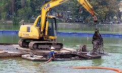 Hà Nội chi 30 tỷ đồng nạo vét Hồ Gươm cuối năm