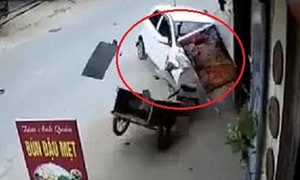 Chồng dạy vợ lái ô tô và cái kết khủng khiếp