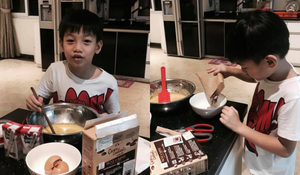 Bất ngờ với sự đảm đang, giỏi giang của con trai Hà Hồ và Cường Đô la