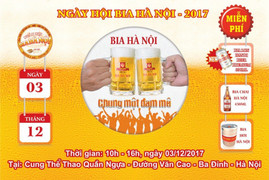 Lan tỏa sức nóng trong cái lạnh đầu đông cùng Ngày hội Bia Hà Nội