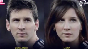 Video: Ngỡ ngàng nhan sắc Ronaldo, Messi khi 'hóa trang' thành thiếu nữ