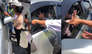 Video: Tài xế kiên quyết đòi nhân viên trạm BOT Cai Lậy trả lại 100 đồng tiền thừa