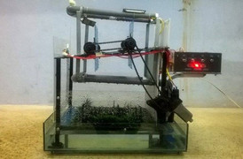 Nhà trồng cây tự động tối ưu ánh sáng, nước tưới