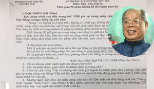 Đề xuất cải tiến 'giáo dục' thành 'záo zụk' vào đề văn trường chuyên Hà Nội