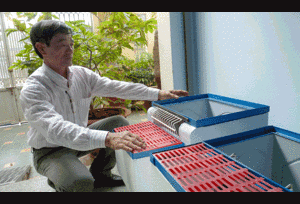 Hồ Viết Vẻ với giải pháp 'Hệ thống hố ga của hệ thống thoát nước thải'