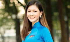 Nữ sinh Hoa khôi Sinh viên Việt Nam 2017 duyên dáng trong tà áo dài khiến vạn người mê đắm