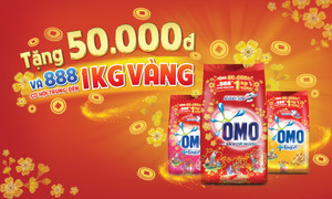 'Mua OMO, có 888 cơ hội trúng 1kg vàng hoặc 1 triệu đồng'