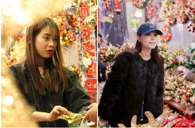 Ảnh: Thiếu nữ Hà thành lung linh trong sắc màu Giáng sinh