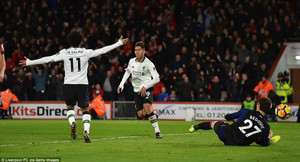 Thắng đậm Bournemouth, Liverpool lập kỷ lục ấn tượng