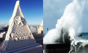 Miền Bắc chìm trong giá rét, bão số 15 hoành hành vùng biển phía Nam