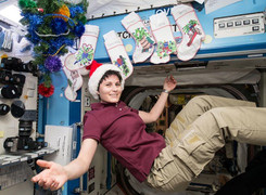 Các phi hành gia trên Trạm Vũ trụ Quốc tế ISS đón Giáng sinh ra sao?