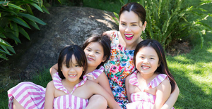 Ba con gái xinh như thiên thần, nói tiếng Anh trôi chảy của Hoa hậu Phương Lê