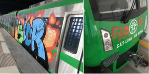 Kẻ xâm nhập, vẽ bậy tàu đường sắt Cát Linh - Hà Đông đối diện mức án nào?