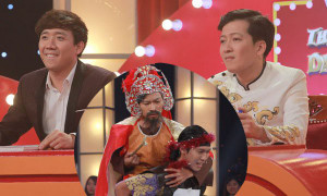 Trấn Thành cười nghiêng ngả với cặp thí sinh hát cải lương phong cách độc đáo