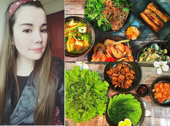 Mẹ đảm khoe mâm cơm gia đình 'trăm bữa đẹp như một' khiến chị em xuýt xoa