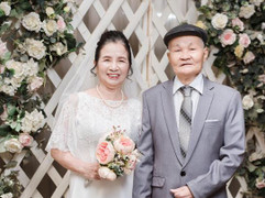 Bộ ảnh cô dâu chú rể U80 kỉ niệm 50 năm ngày cưới khiến 'vạn người mê'