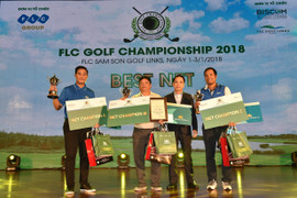 Golfer người Lào Chanpasit Ounaphom vô địch giải FLC Golf Championship 2018