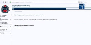 Singapore xác nhận đang tạm giữ Phan Van Anh Vu