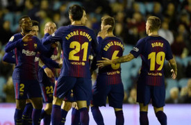 Video kết quả Celta Vigo 1-1 Barca: Vắng Messi, Barca gặp khó