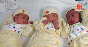 Sản phụ mang tam thai hy hữu, đẻ 3 con cách nhau 2 ngày