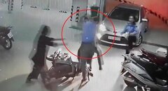 Clip bảo vệ chung cư đánh cụ ông dã man khiến dân mạng dậy sóng