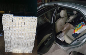 Bắt xe ô tô chở 3.000 gói thuốc lá lậu trên đường Hồ Chí Minh