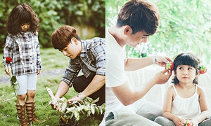 Fan thích thú với loạt khoảnh khắc ngọt ngào của Ưng Đại Vệ bên cạnh con gái
